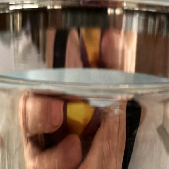 VINTAGE QUEENS LUSTERWARE Z MONOGRAM SILVER SCROLLS & TOP 8oz BARWARE - Picture 10 of 12